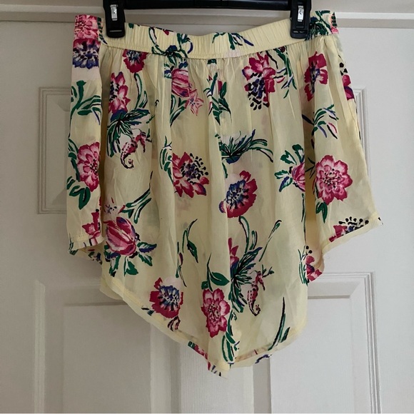 FREE PEOPLE Intimately FP Lei All Day Floral Co-Ord Set Lemon Combo L NWOT - Picture 11 of 12